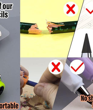 Everlasting Inkless Pencils – Portable Reusable Metal Writing Pens with Replaceable Nib (Pack of 4)