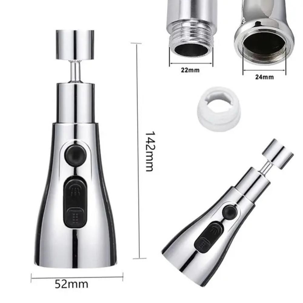 3 Modes Kitchen Sink Faucet – Stainless Steel, Durable, Multi-Functional Tap