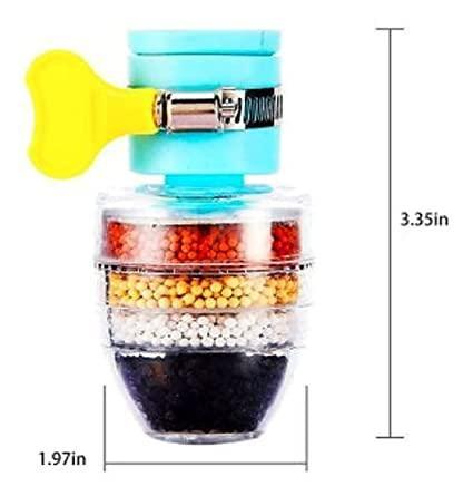 Carbon Faucet Water Filter – Purifier with 5-Layer Filtration (Pack of 2)