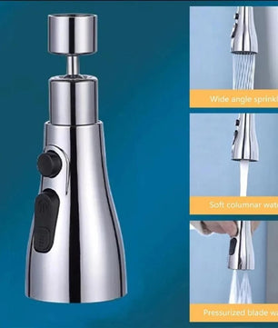 3 Modes Kitchen Sink Faucet – Stainless Steel, Durable, Multi-Functional Tap