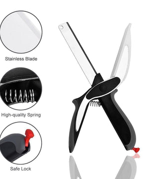 Clever Cutter – Food Chopper with Cutting Board (2 in 1 Kitchen Knife)