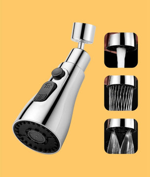3 Modes Kitchen Sink Faucet – Stainless Steel, Durable, Multi-Functional Tap