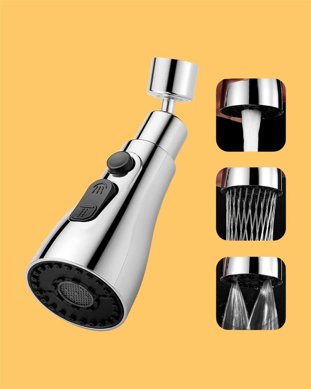 3 Modes Kitchen Sink Faucet – Stainless Steel, Durable, Multi-Functional Tap
