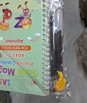 Sank Magic Practice Copybook Set – 4 Books with Magic Pen, Grip & 10 Refills