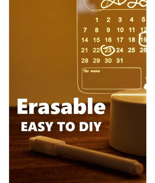 3d Acrylic Writing Board with Pen and Light