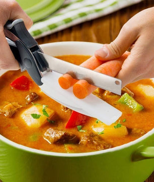 Clever Cutter – Food Chopper with Cutting Board (2 in 1 Kitchen Knife)